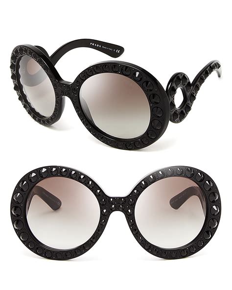 prada baroque crystal sunglasses|Prada baroque sunglasses knockoff.